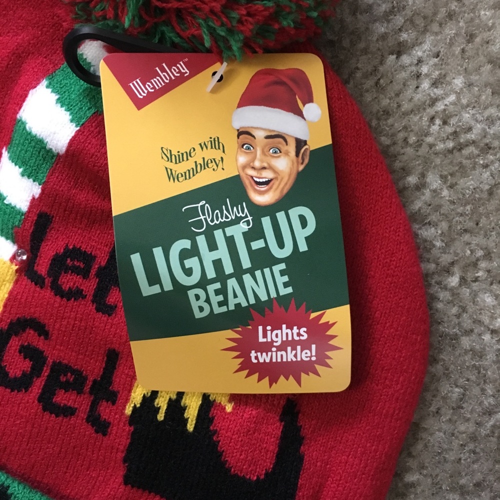 Let’s get Elf’d Up Christmas Novelty Beanie NWT - Picture 3 of 5